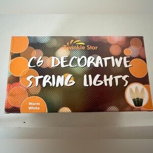 Warm White C6 Decorative String Lights
